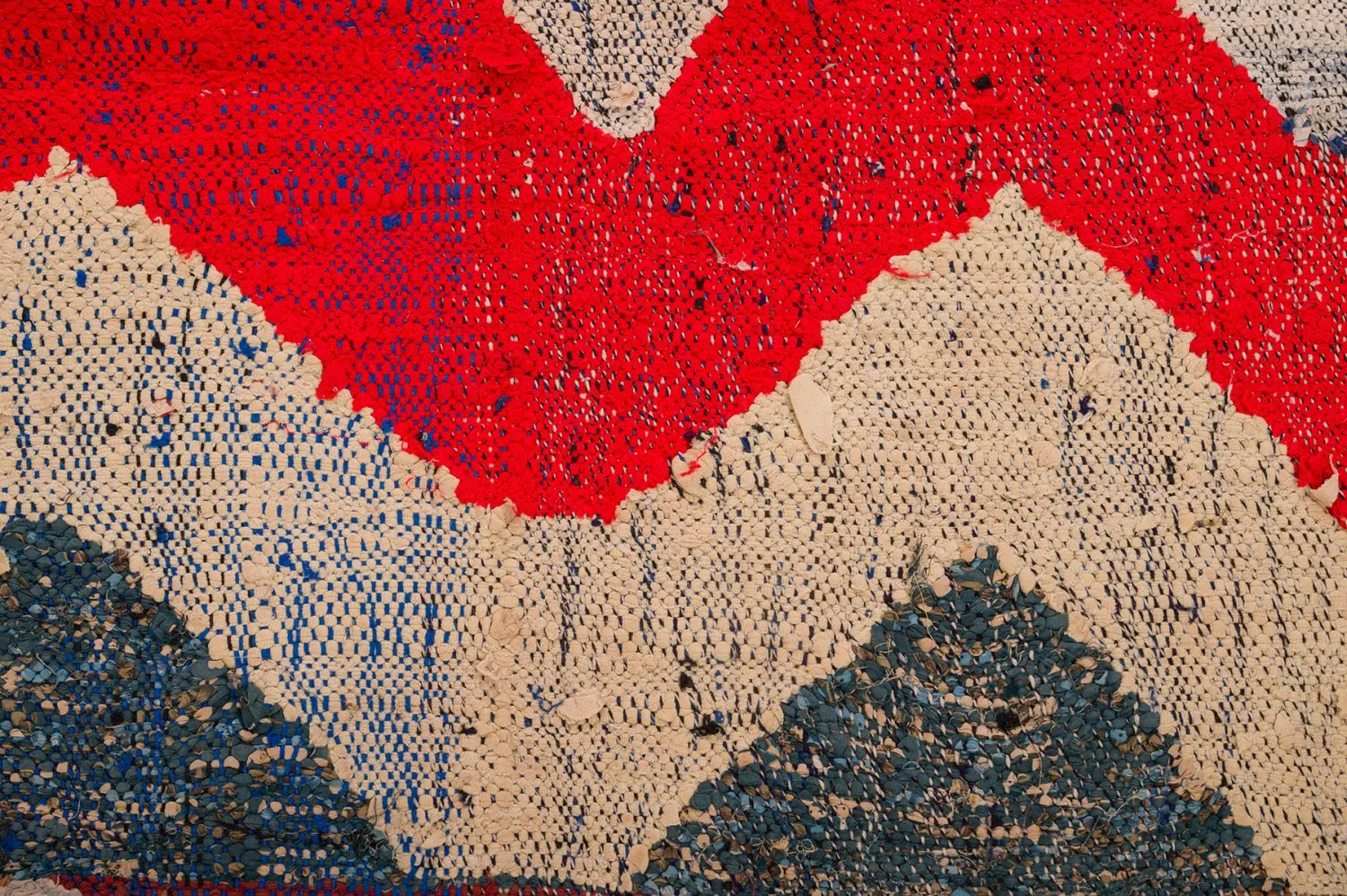 Koberec Berbere Marocký Boucherouite 150 x 285 cm