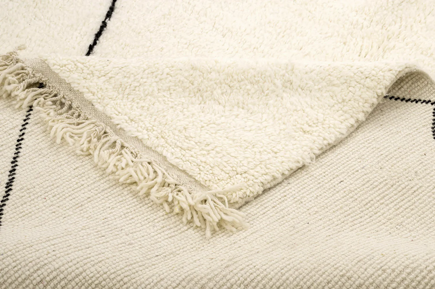 Kilimový koberec Marocký Beni Ourain 200 x 305 cm