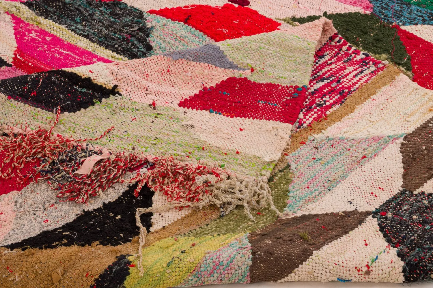 Koberec Berbere Marocký Boucherouite 155 x 290 cm