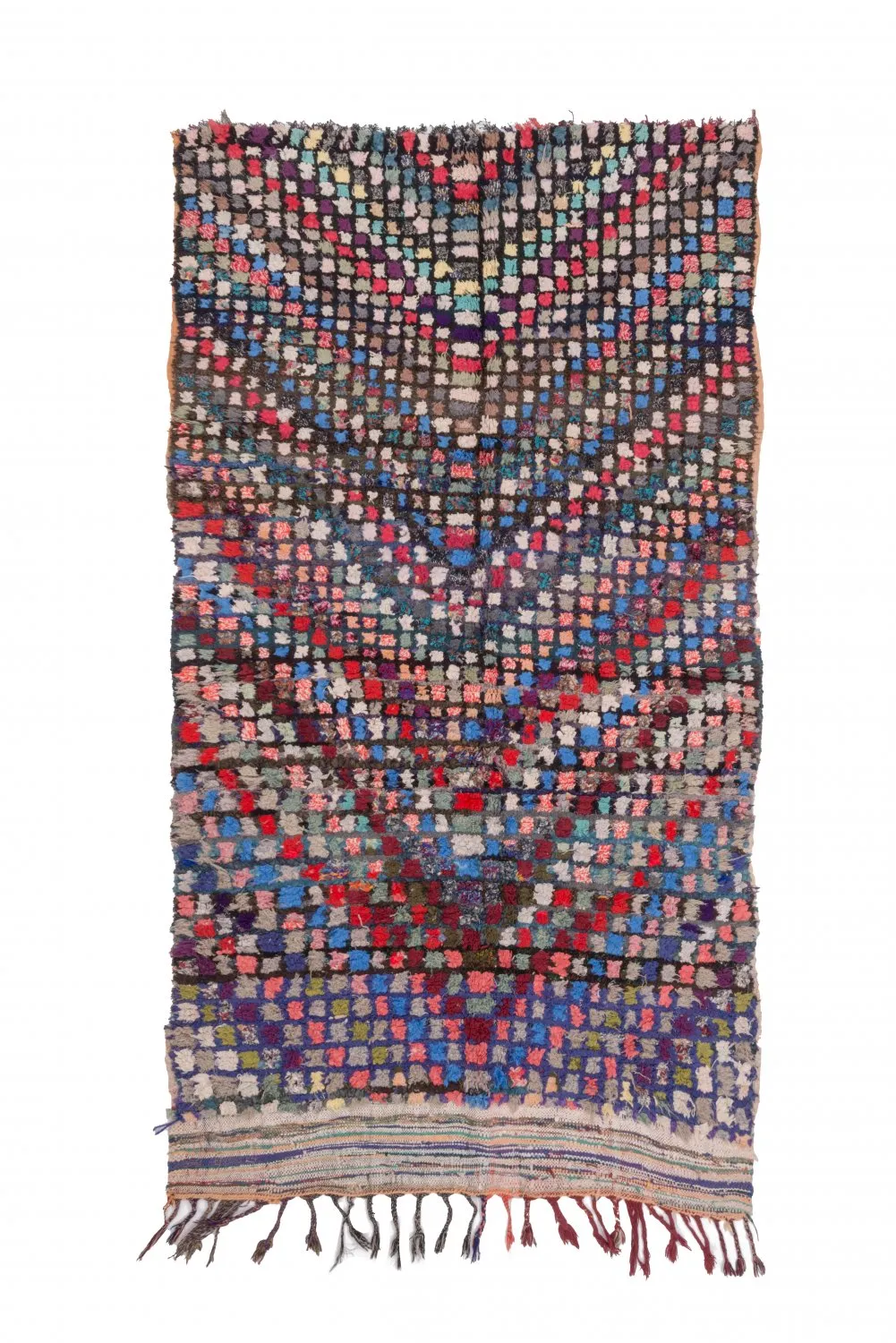 Marockansk Boucherouite-matta 230 x 125 cm