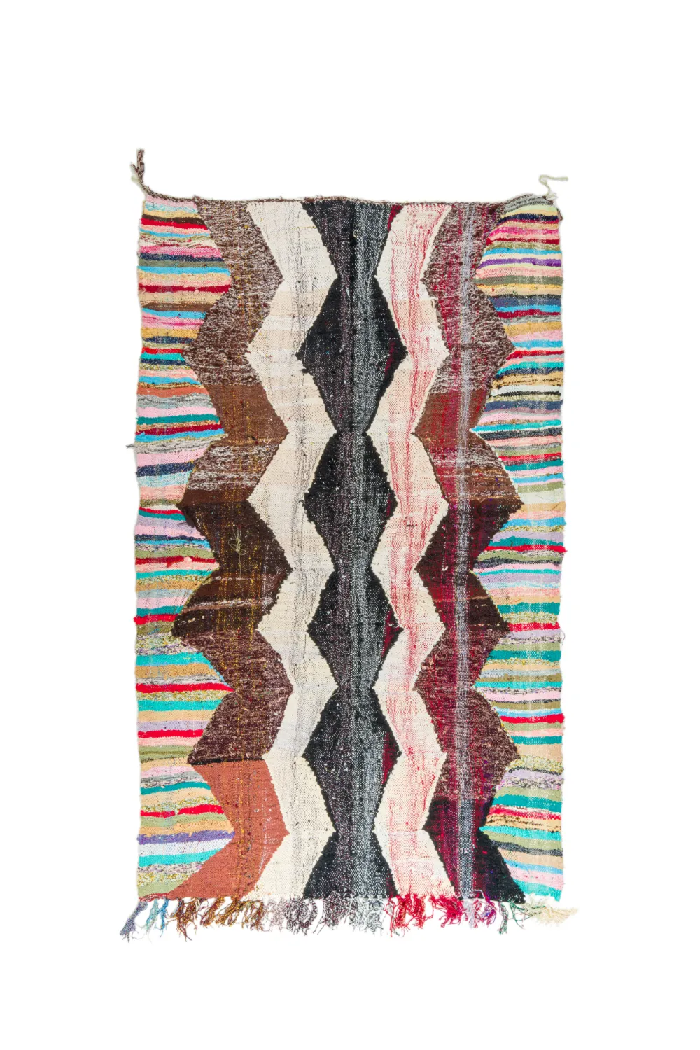 Berberská rohož Marocký Boucherouite 140 x 230 cm