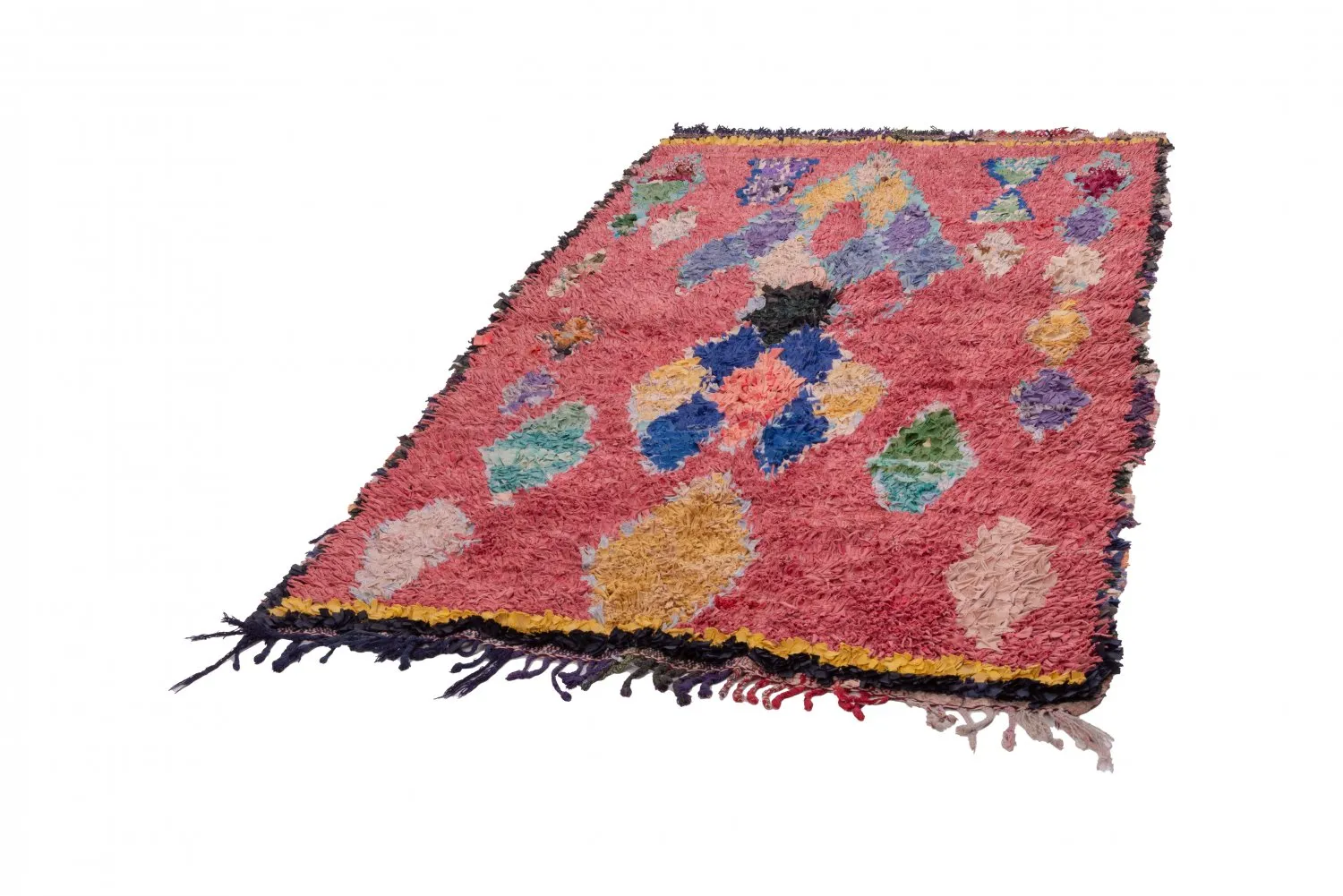 Marockansk Boucherouite-matta 325 x 130 cm