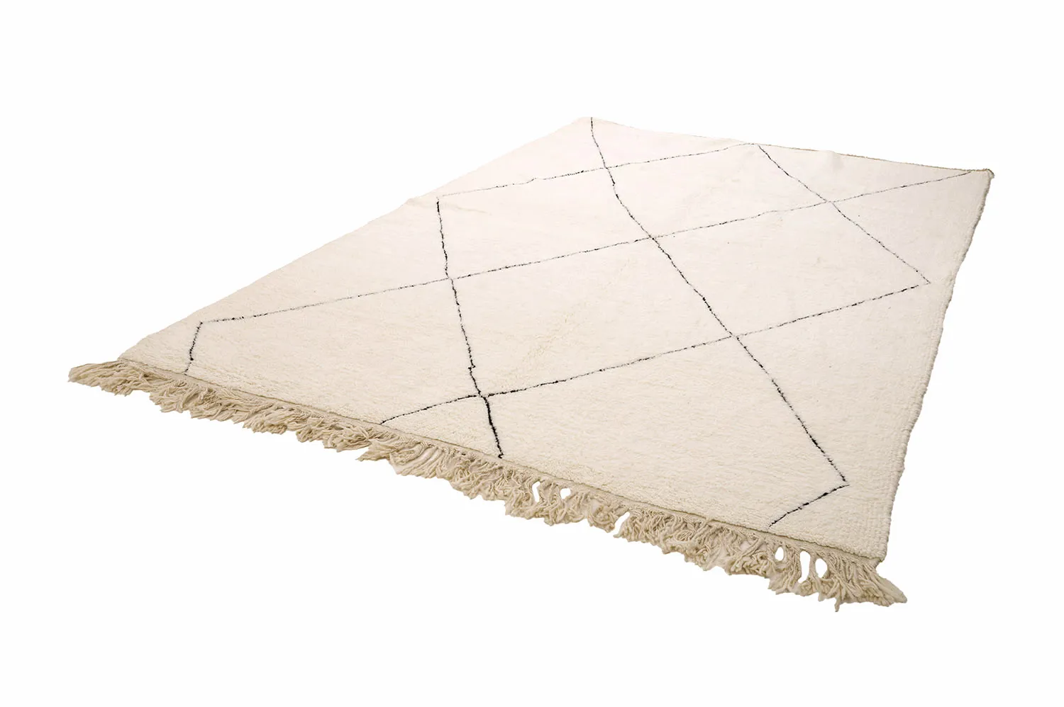 Kilimový koberec Marocký Beni Ourain 210 x 295 cm