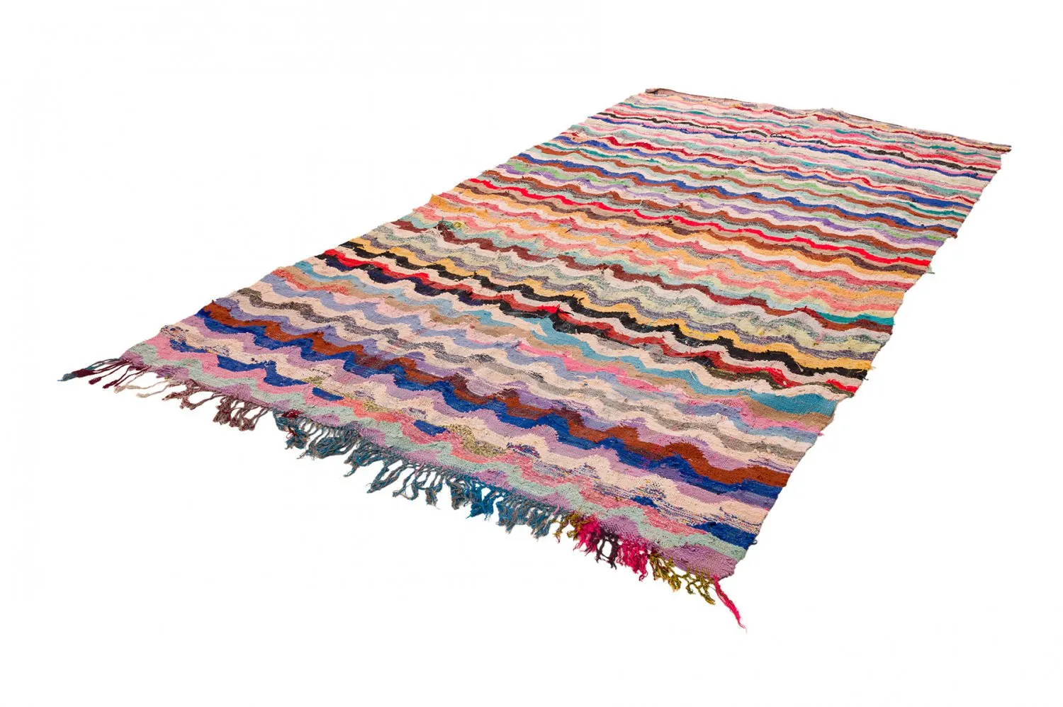 Koberec Berbere Marocký Boucherouite 165 x 335 cm