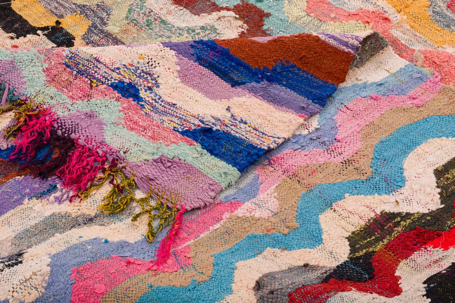 Koberec Berbere Marocký Boucherouite 165 x 335 cm