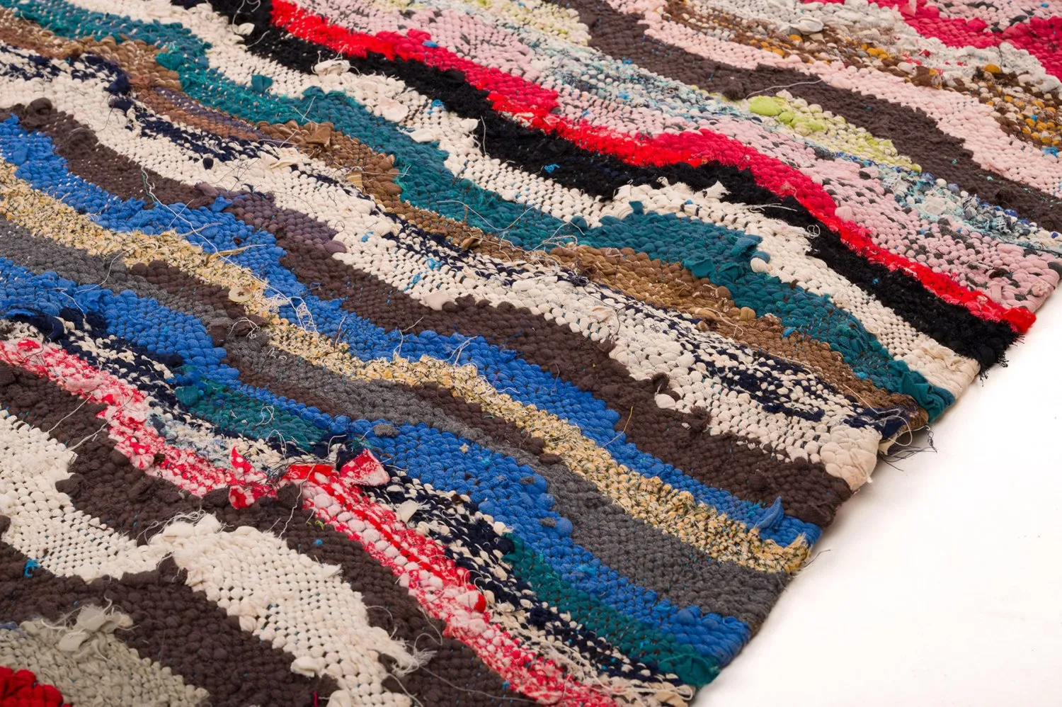 Koberec Berbere Marocký Boucherouite 150 x 305 cm