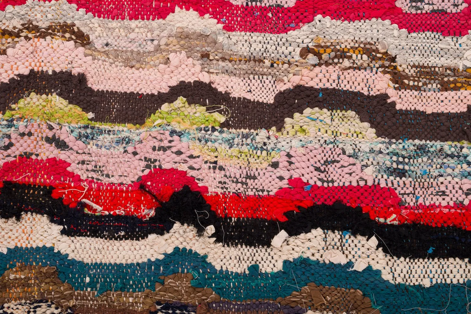 Koberec Berbere Marocký Boucherouite 150 x 305 cm