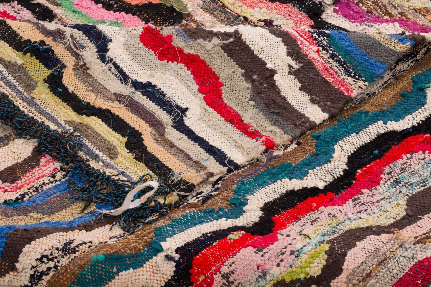 Koberec Berbere Marocký Boucherouite 150 x 305 cm