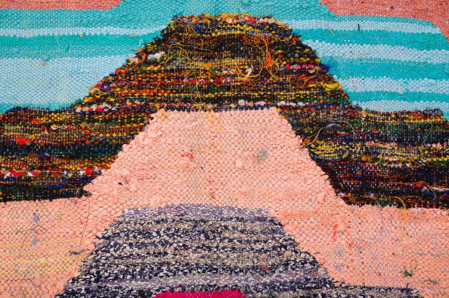 Koberec Berbere Marocký Boucherouite 145 x 235 cm