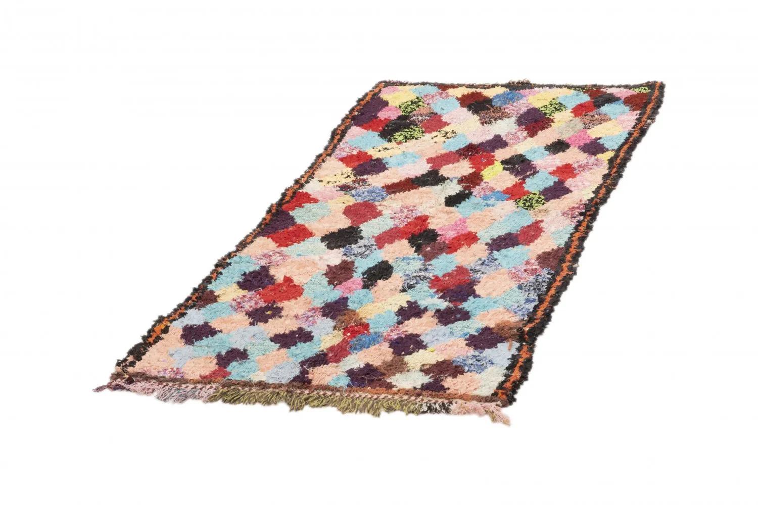 Marockansk Boucherouite-matta 170 x 80 cm