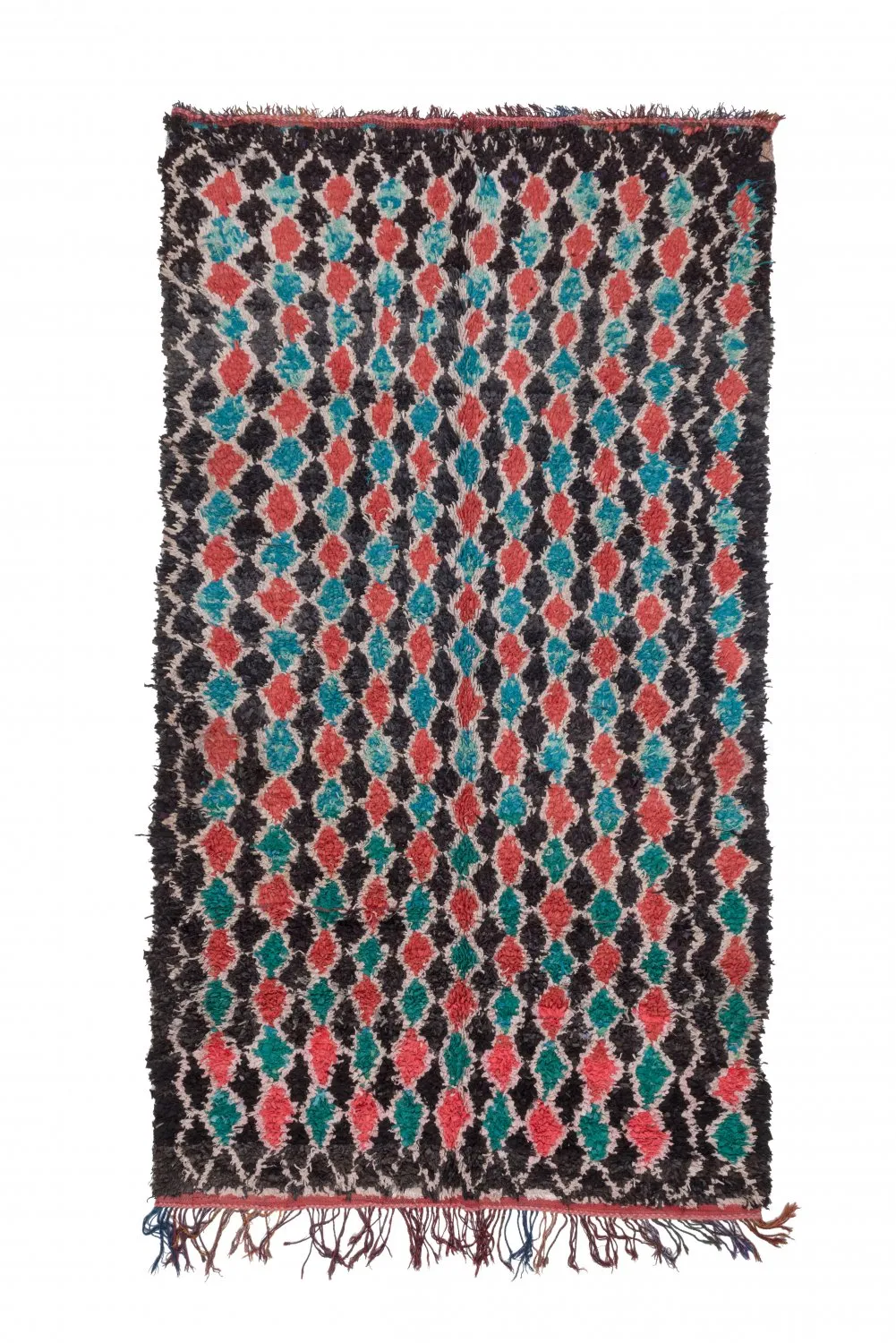 Koberec Berbere Marocký Boucherouite 395 x 180 cm