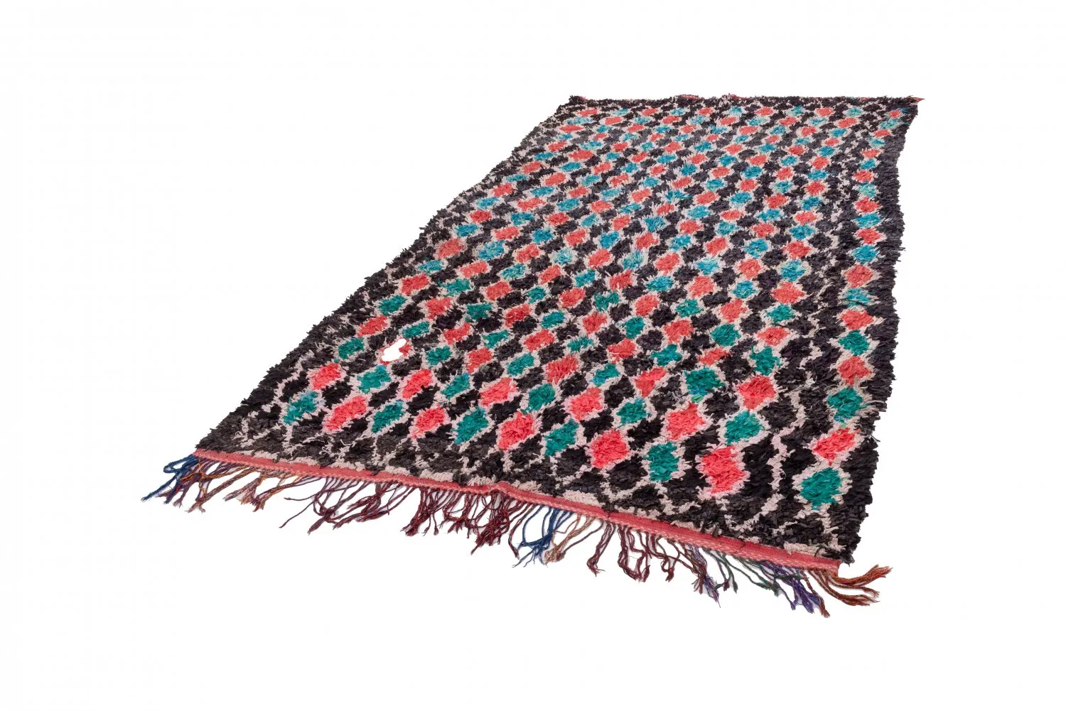 Koberec Berbere Marocký Boucherouite 395 x 180 cm