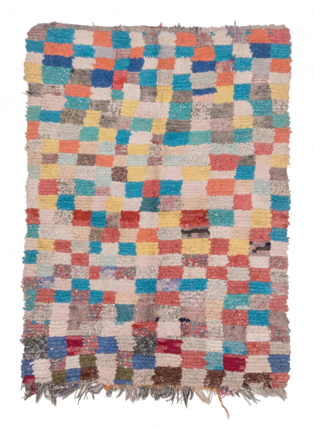 Marockansk Boucherouite-matta 170 x 120 cm