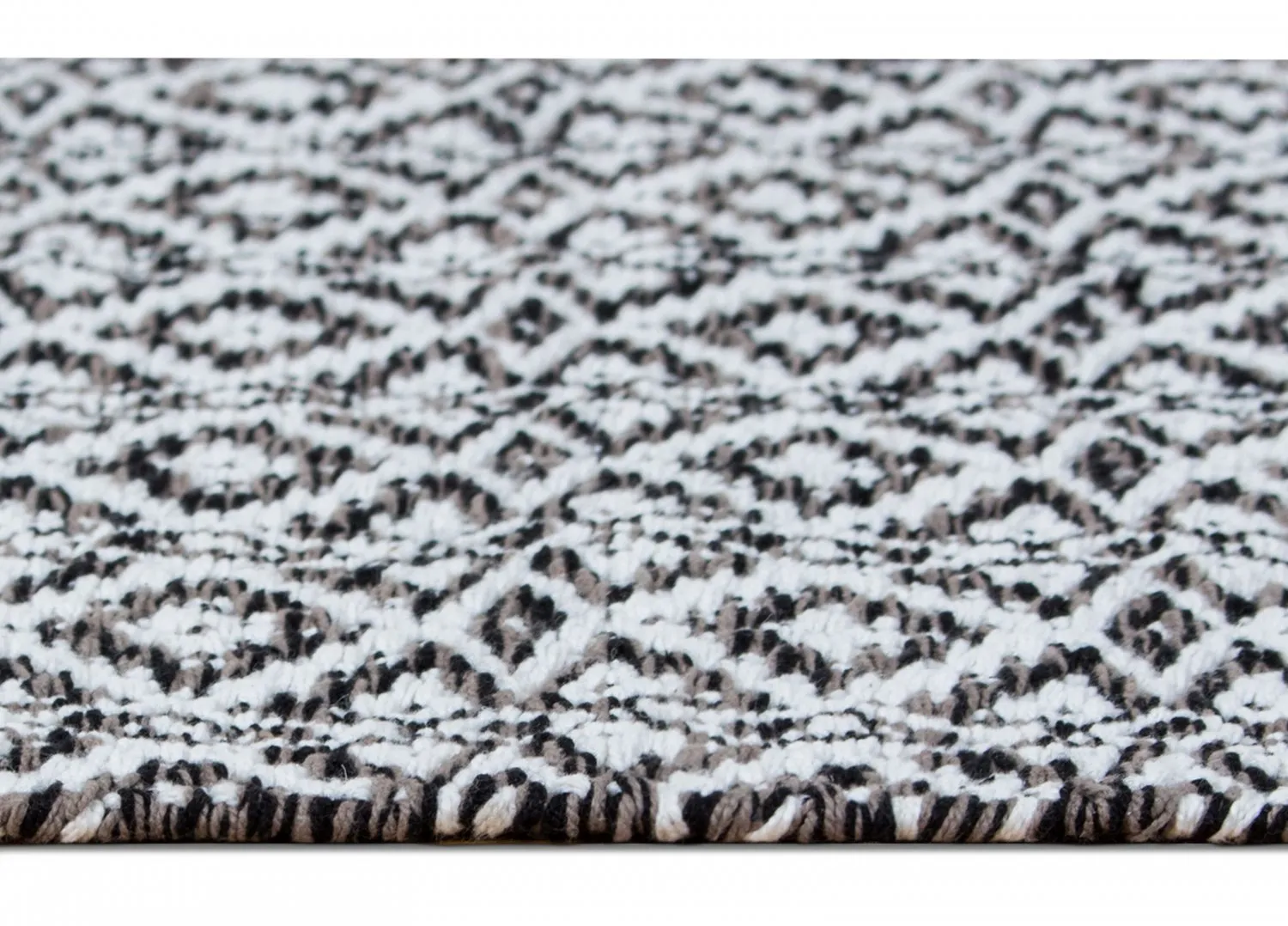 Patchwork koberec - Koster (čierny)