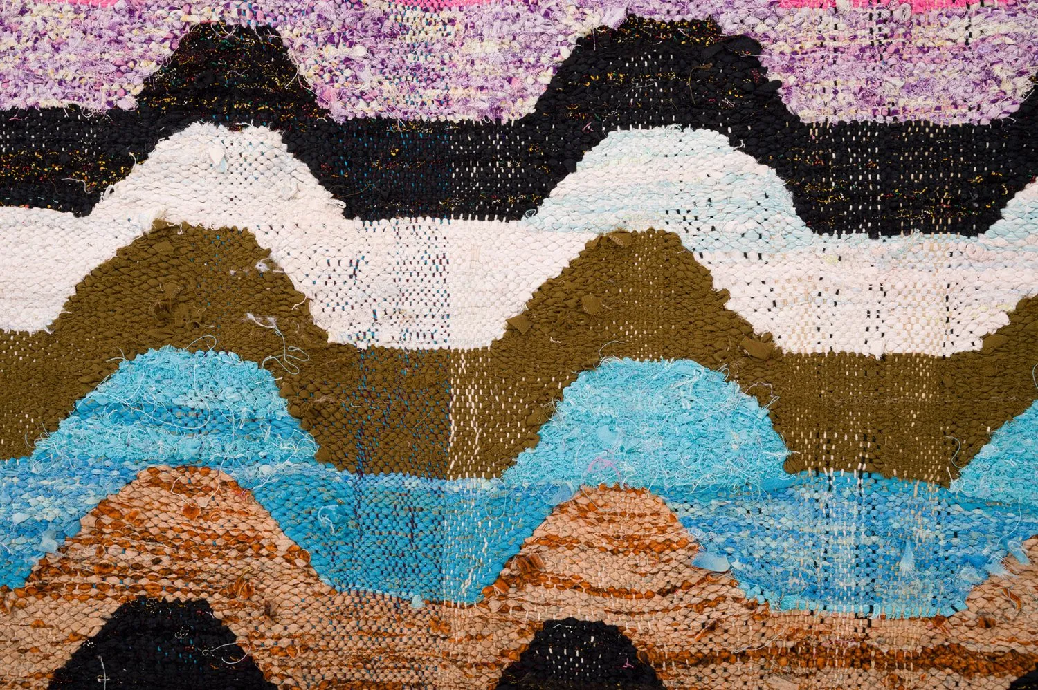 Koberec Berbere Marocký Boucherouite 140 x 265 cm