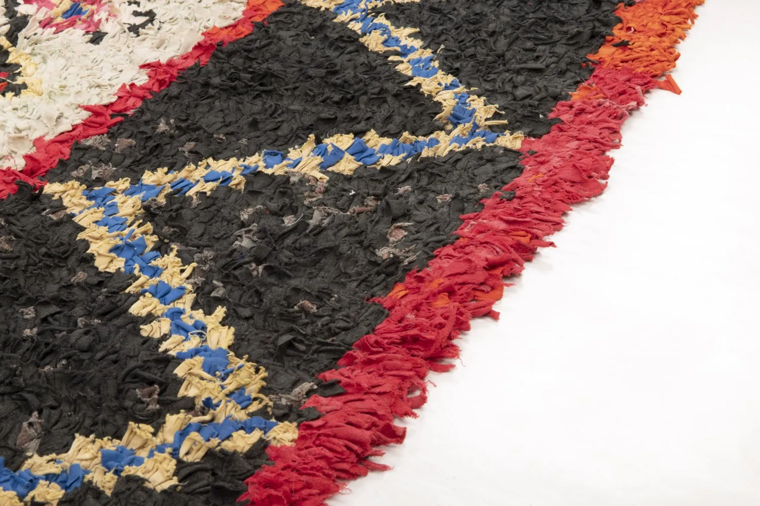 Marockansk Boucherouite-matta 335 x 125 cm