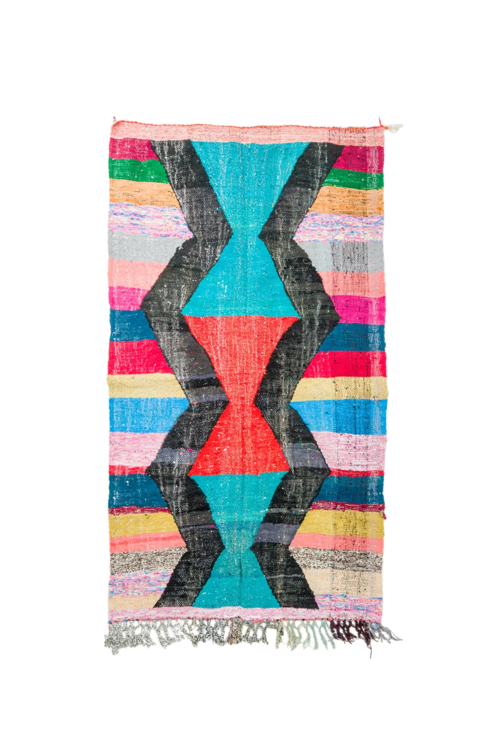 Koberec Berbere Marocký Boucherouite 135 x 230 cm