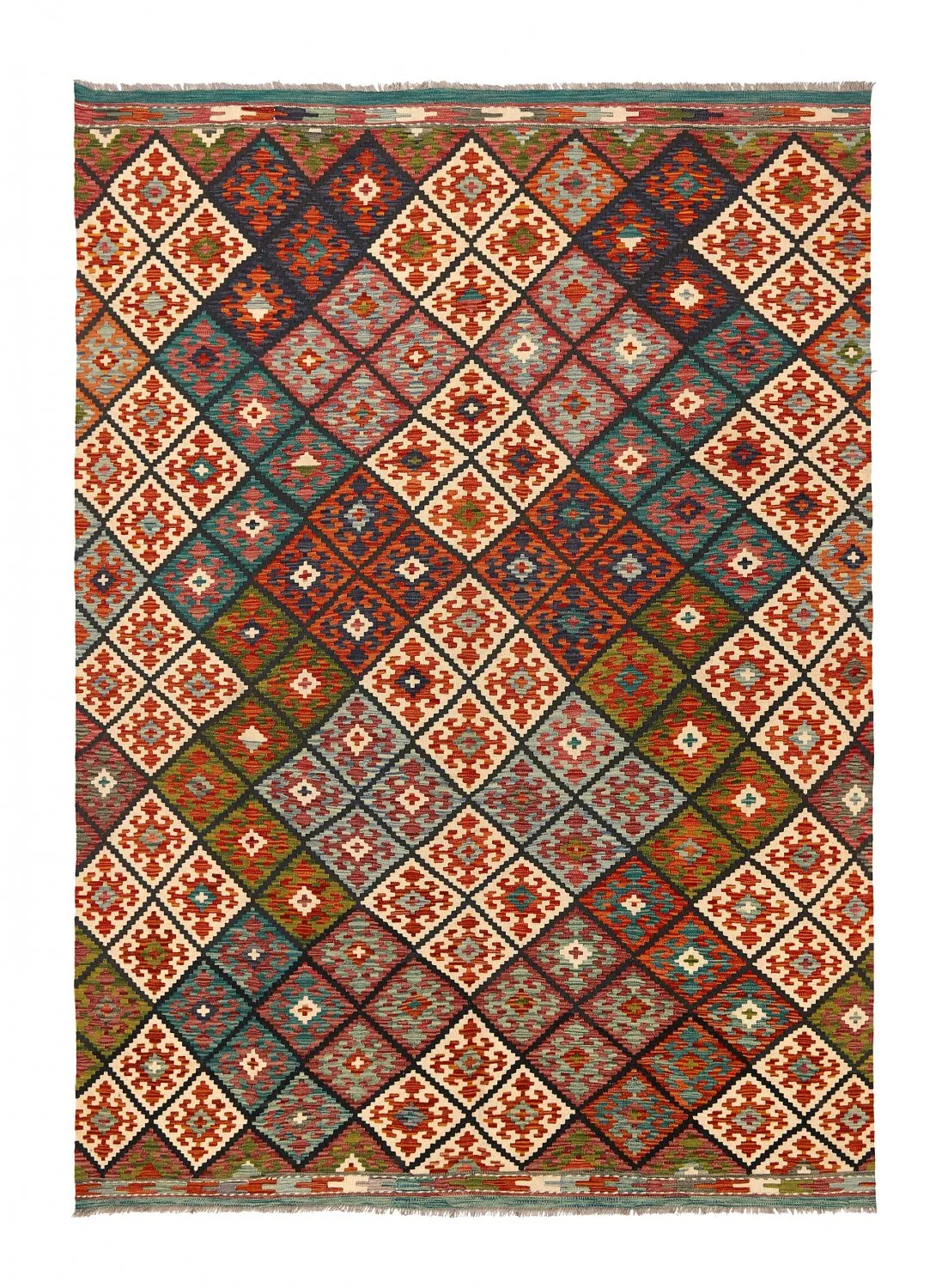 Orientálny kilimový koberec 292 x 209 cm