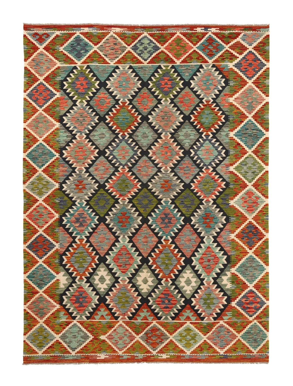 Orientálny kilimový koberec 284 x 207 cm