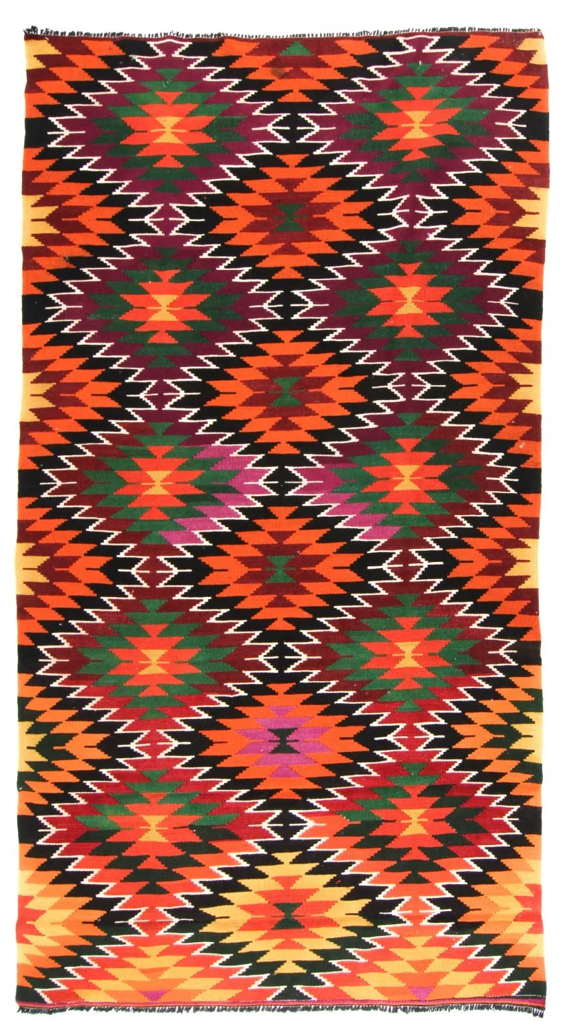 Turecký kilim koberec 336 x 170 cm