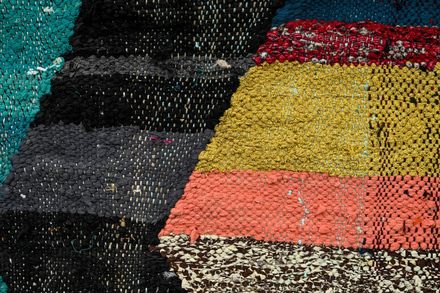 Koberec Berbere Marocký Boucherouite 135 x 230 cm