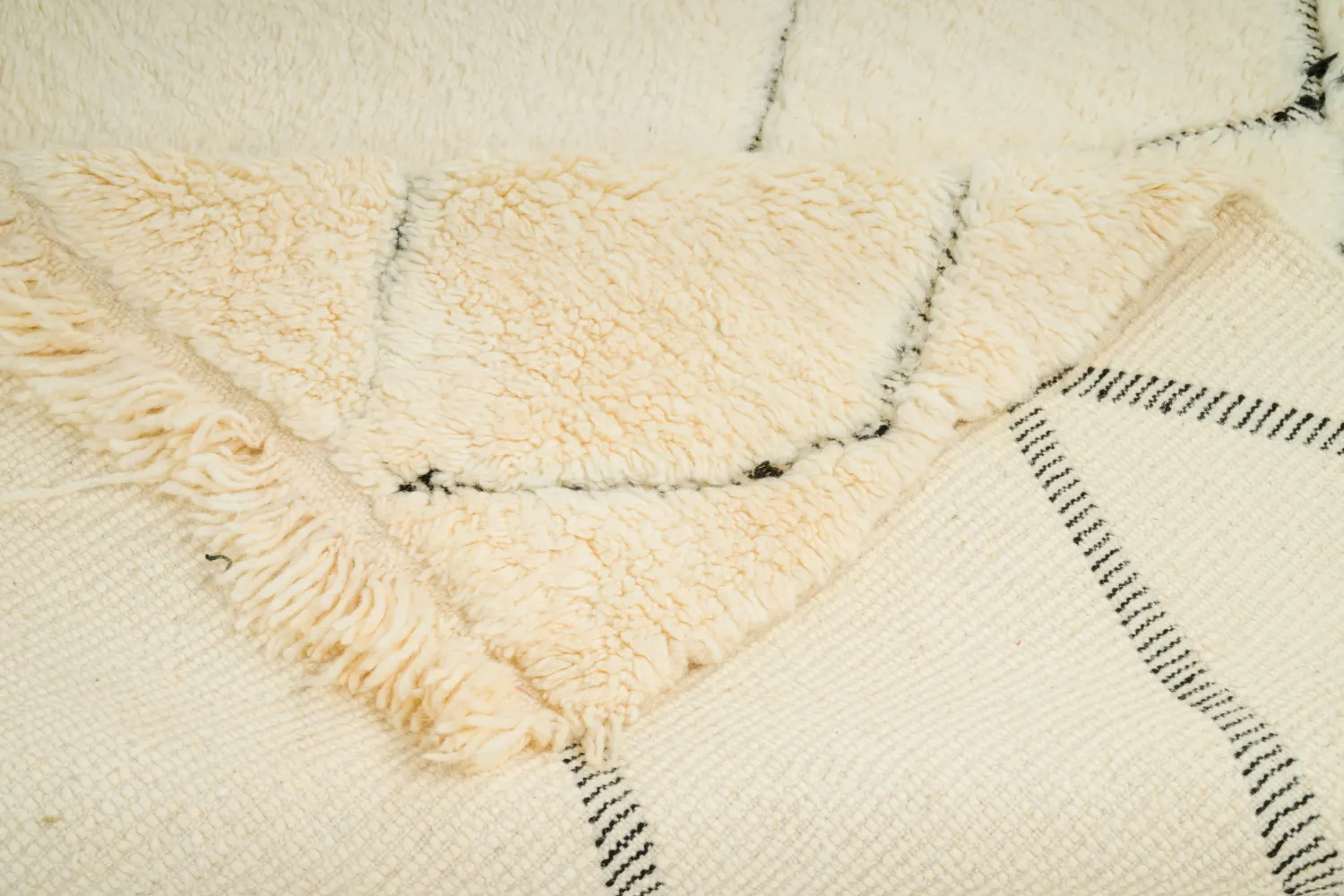 Kilimová rohož Marocký Beni Ourain 155 x 255 cm