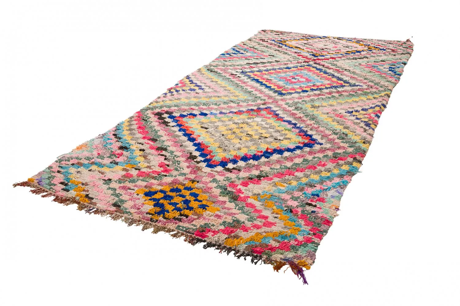 Koberec Berbere Marocký Boucherouite 145 x 365 cm