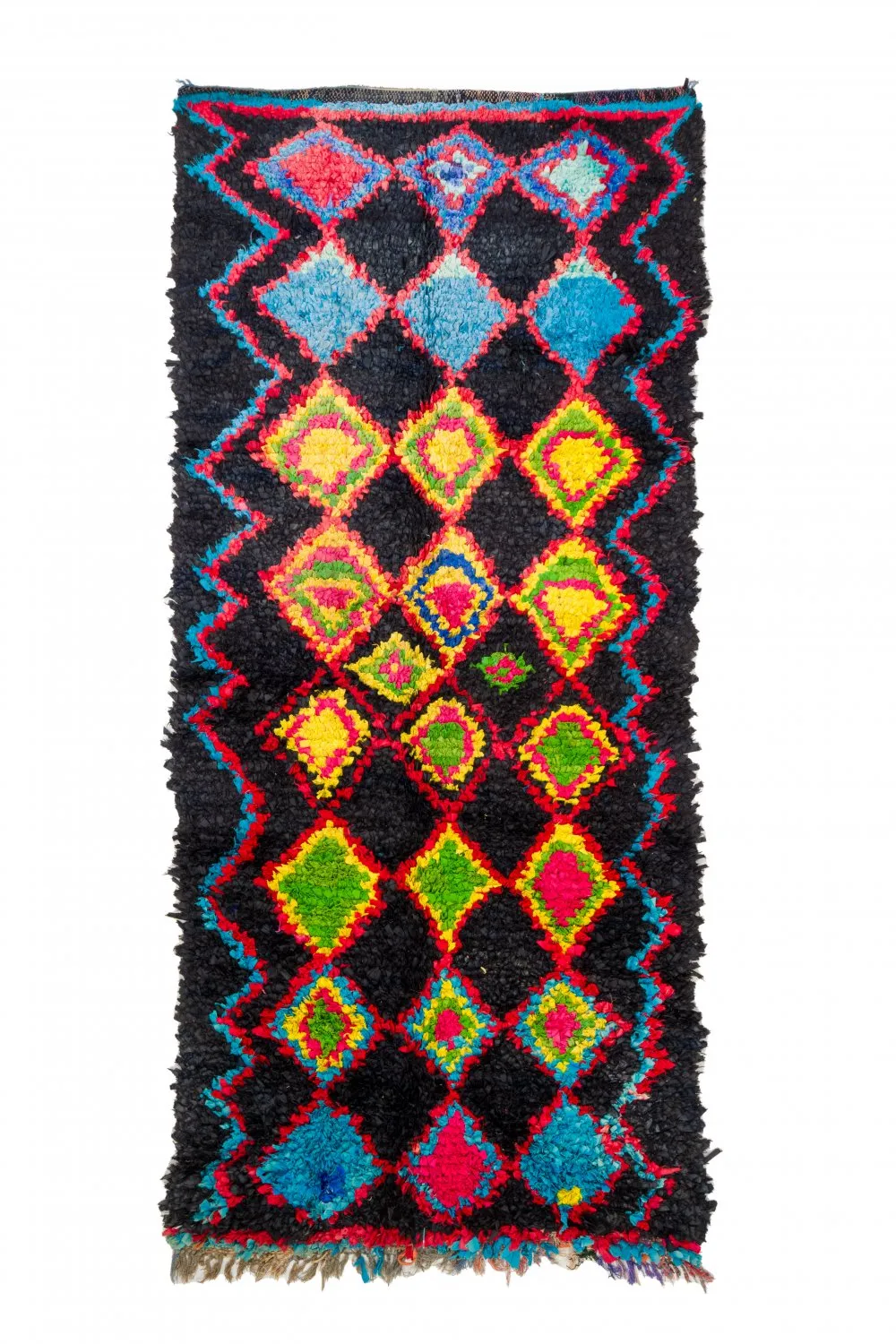 Koberec Berbere Marocký Boucherouite 120 x 285 cm