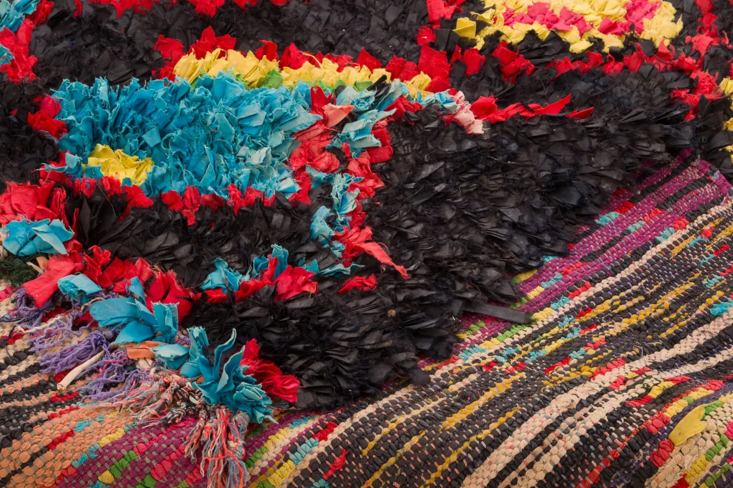 Koberec Berbere Marocký Boucherouite 120 x 285 cm