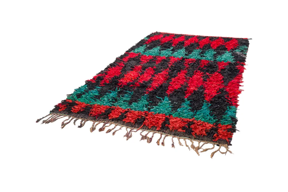 Koberec Berbere Marocký Boucherouite 285 x 160 cm