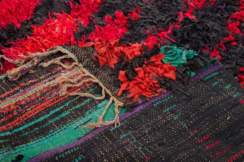 Koberec Berbere Marocký Boucherouite 285 x 160 cm