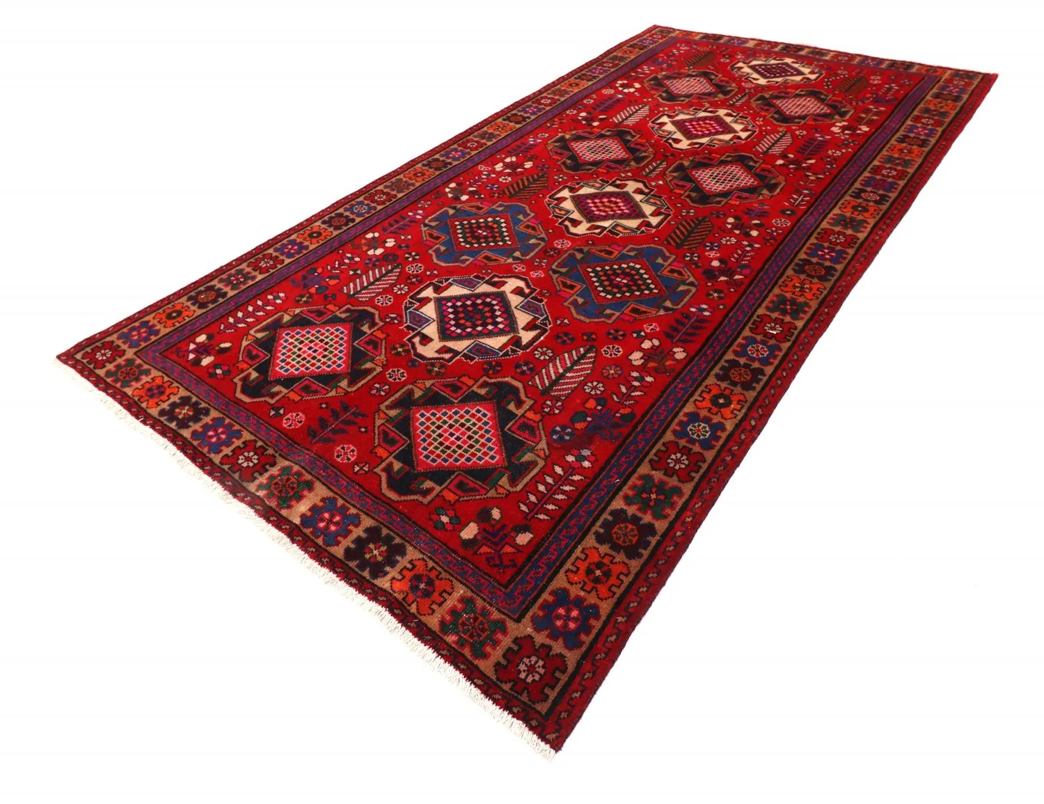 Orientálny koberec Hamedan 289 x 145 cm