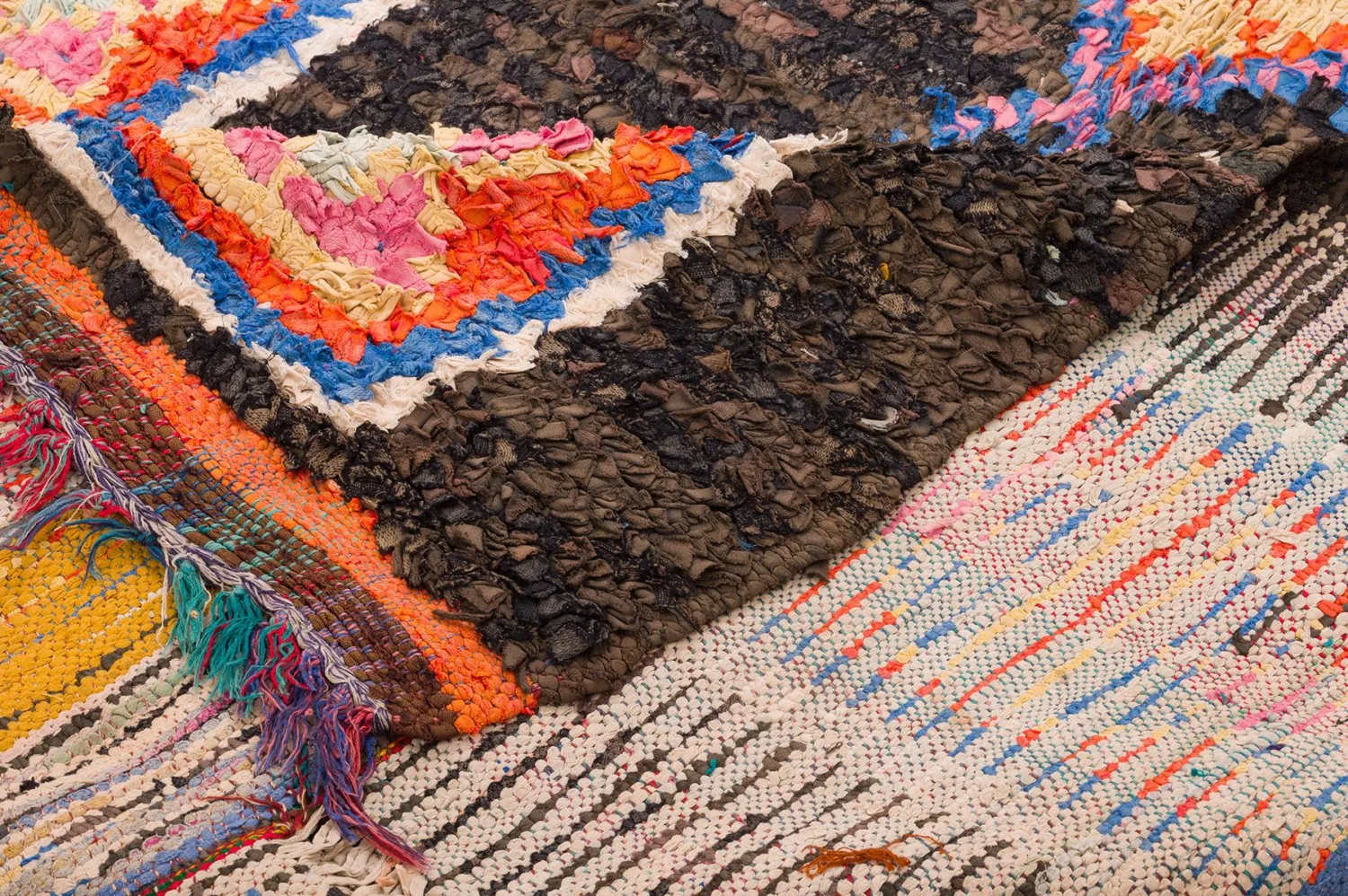 Koberec Berbere Marocký Boucherouite 160 x 310 cm