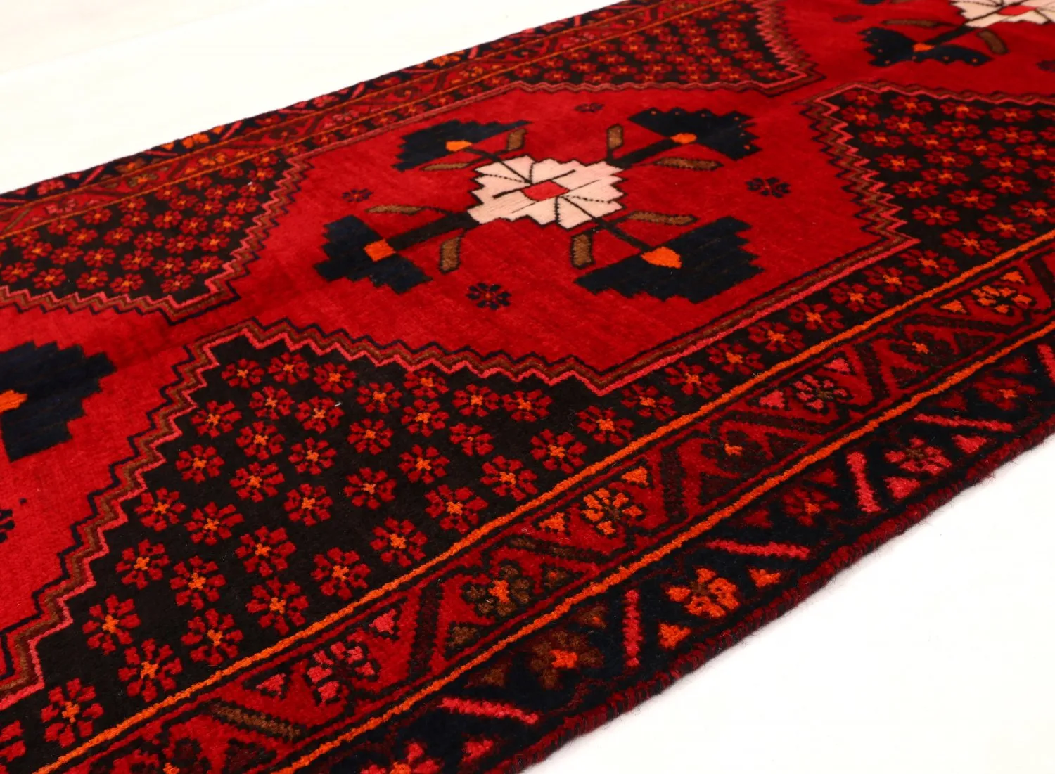 Orientálny koberec Hamedan 291 x 101 cm