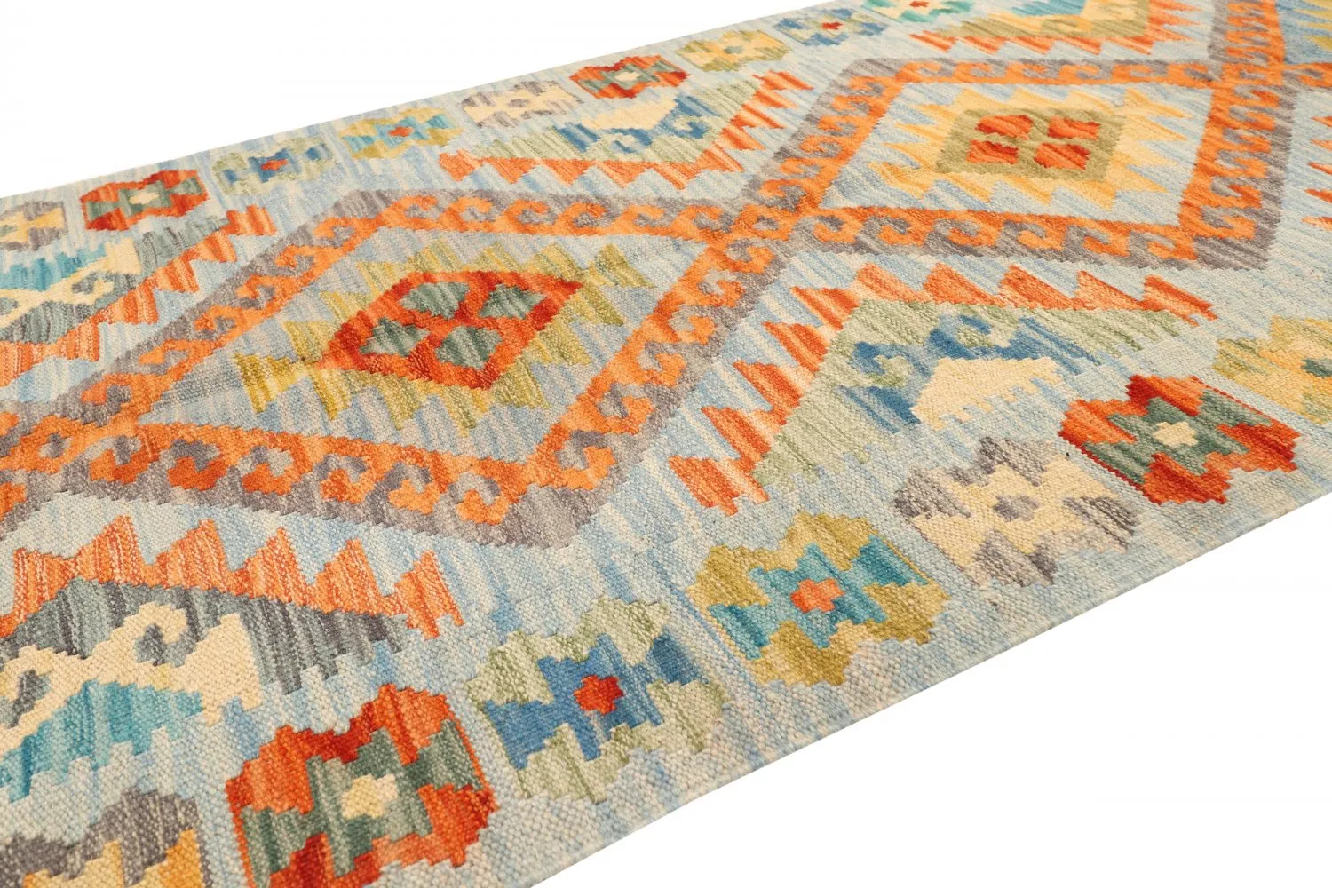 Orientalisk kelimmatta 248 x 80 cm