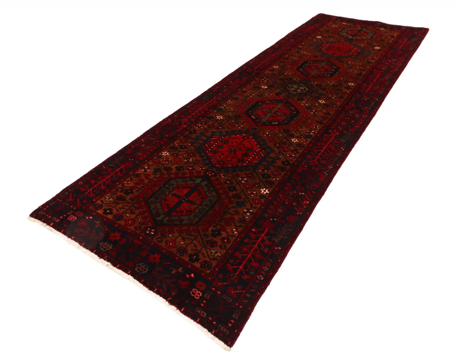 Orientálny koberec Hamedan 317 x 101 cm