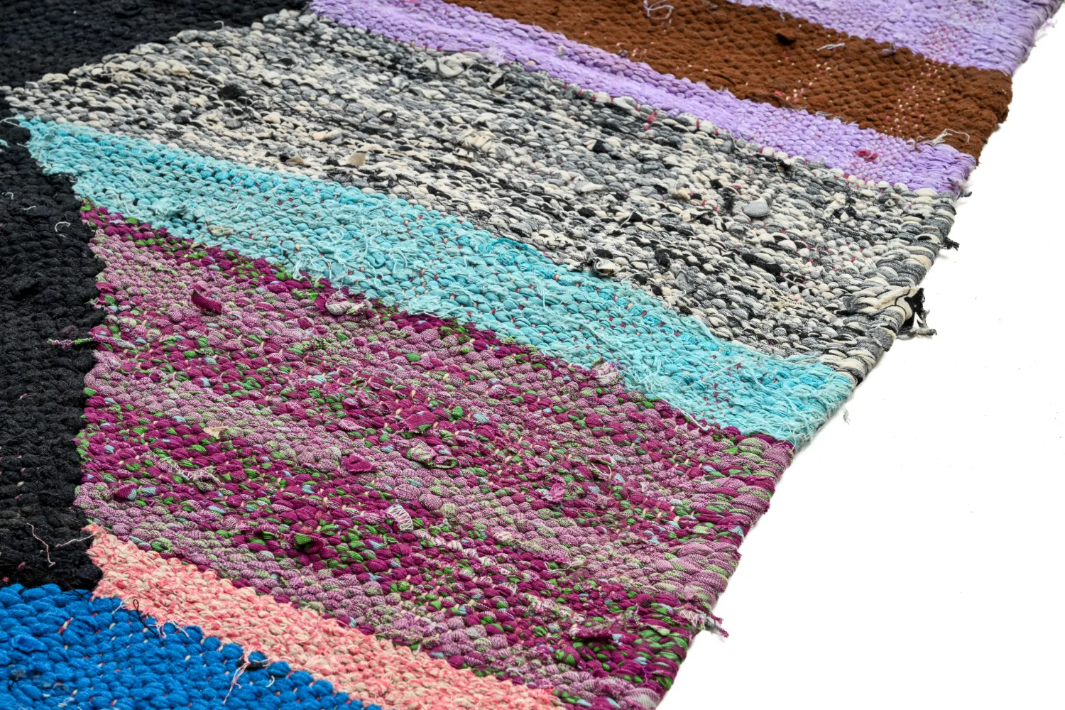 Koberec Berbere Marocký Boucherouite 130 x 265 cm