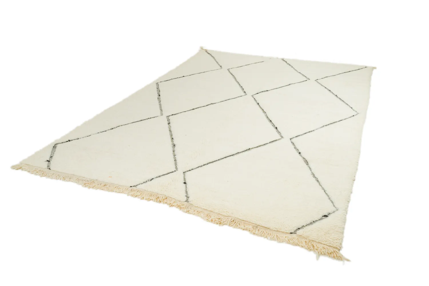 Kilimový koberec Marocký Beni Ourain 205 x 295 cm