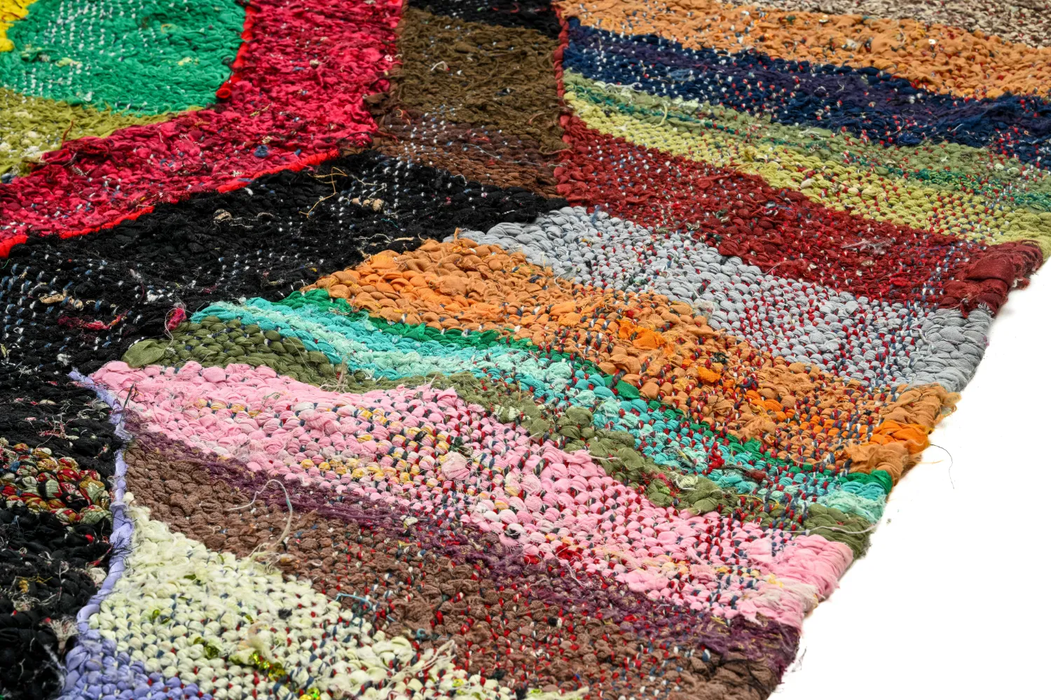 Koberec Berbere Marocký Boucherouite 150 x 275 cm