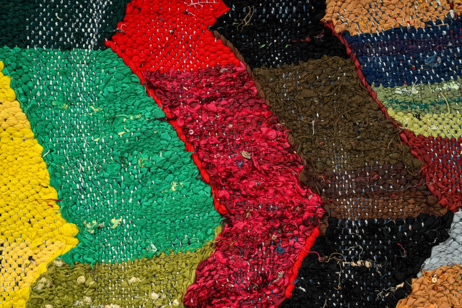 Koberec Berbere Marocký Boucherouite 150 x 275 cm