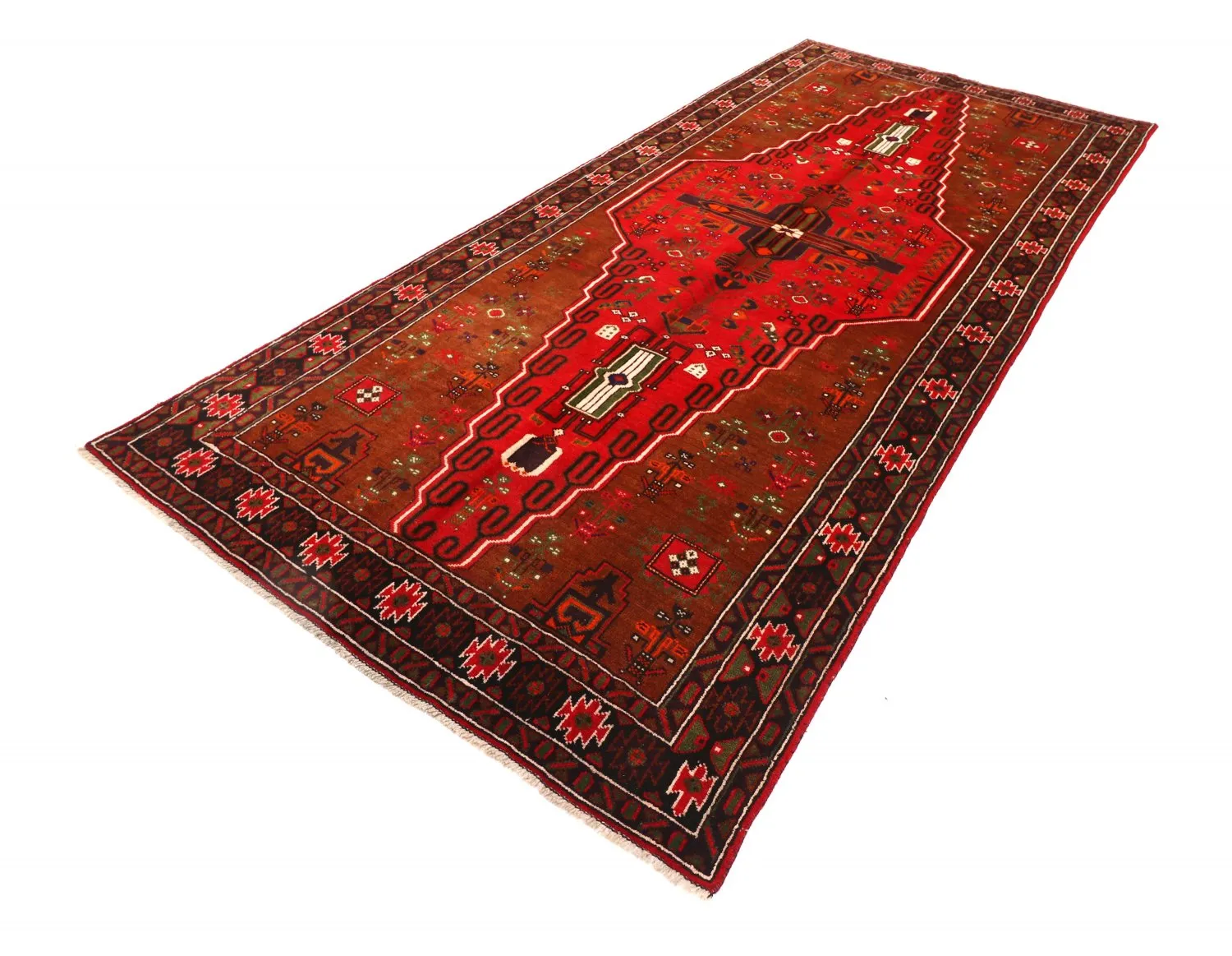 Orientálny koberec Hamedan 297 x 131 cm