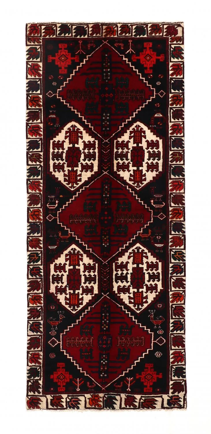Orientálny koberec Hamedan 275 x 112 cm