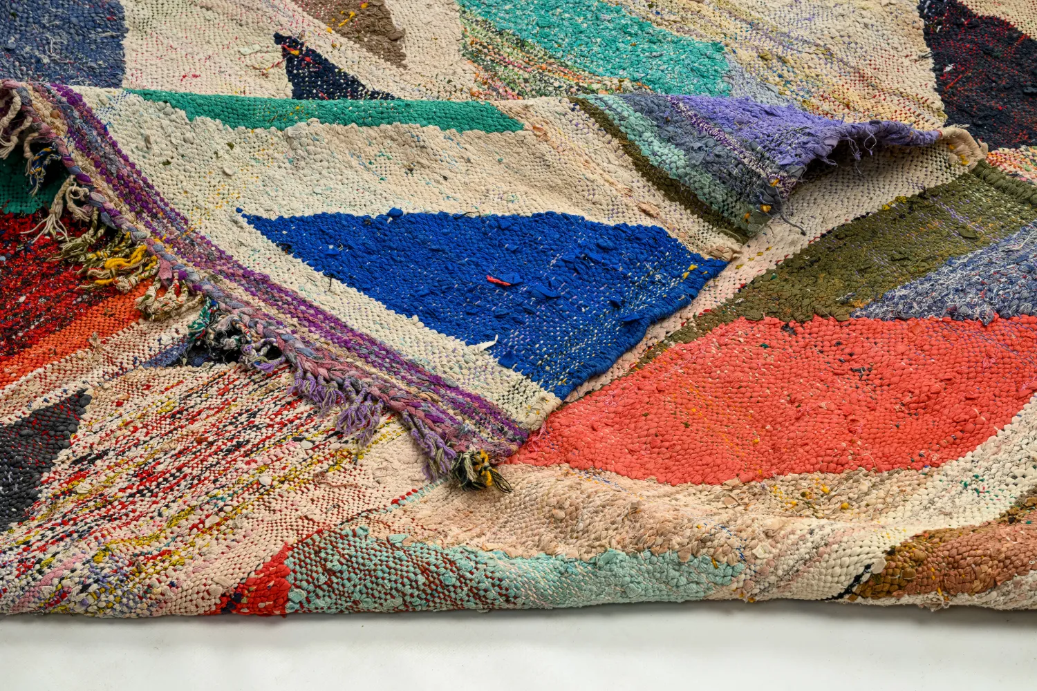 Koberec Berbere Marocký Boucherouite 165 x 350 cm