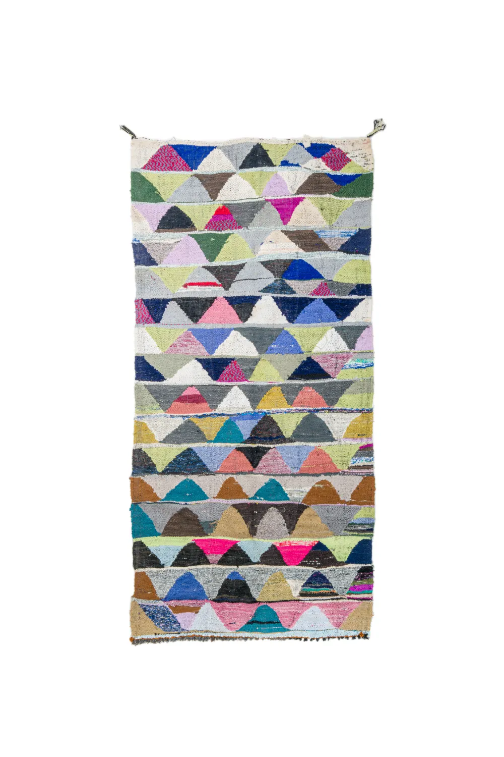 Koberec Berbere Marocký Boucherouite 145 x 305 cm