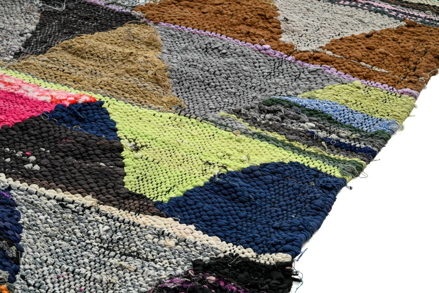 Koberec Berbere Marocký Boucherouite 145 x 305 cm