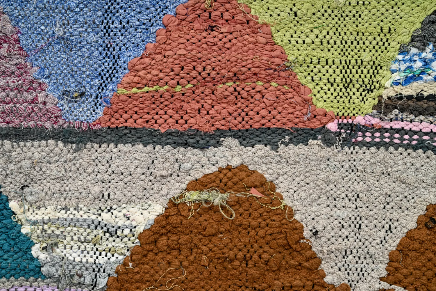 Koberec Berbere Marocký Boucherouite 145 x 305 cm