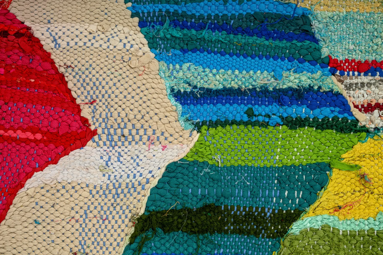 Berberská rohož Marocký Boucherouite 130 x 205 cm