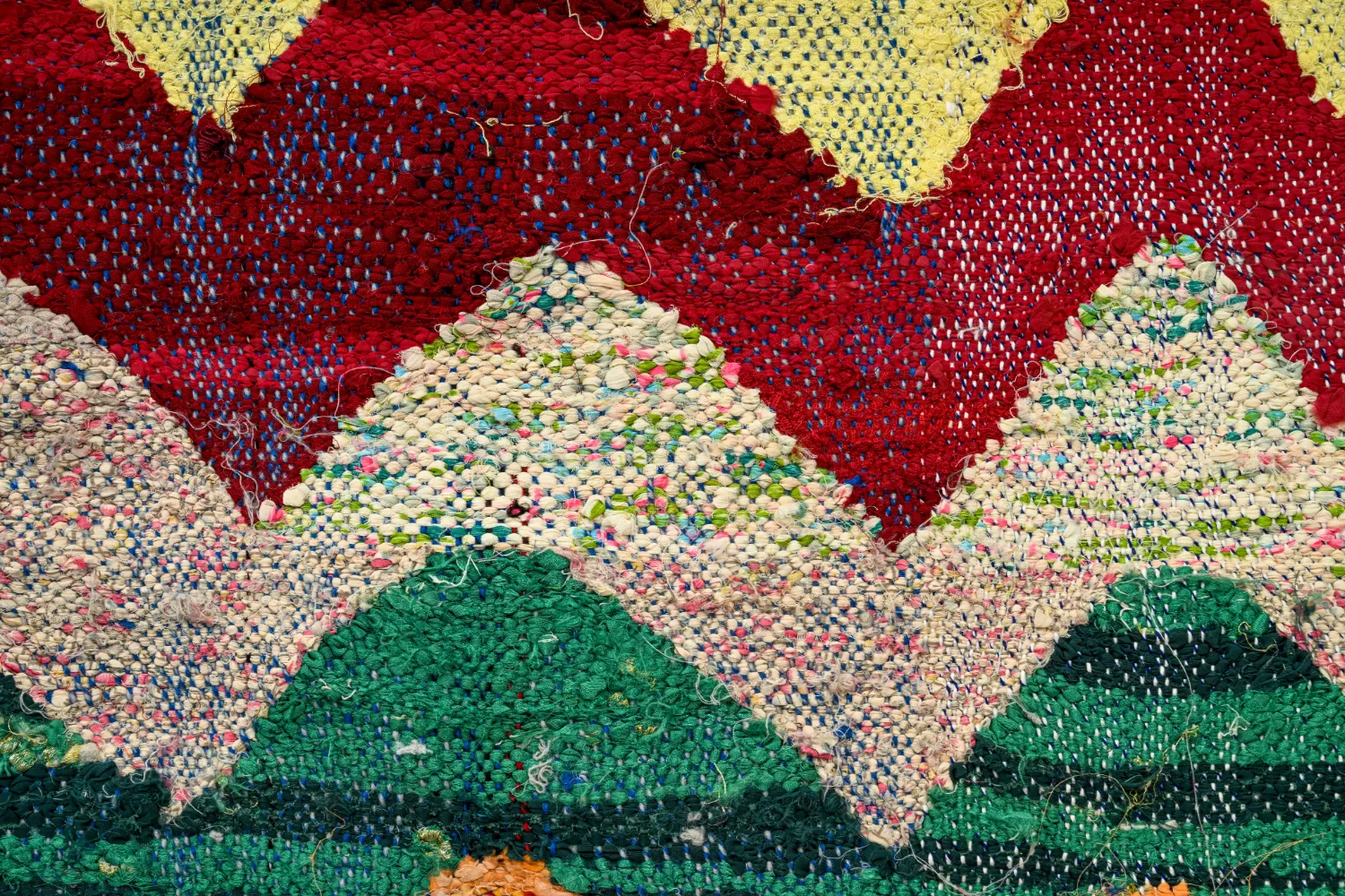 Koberec Berbere Marocký Boucherouite 150 x 260 cm