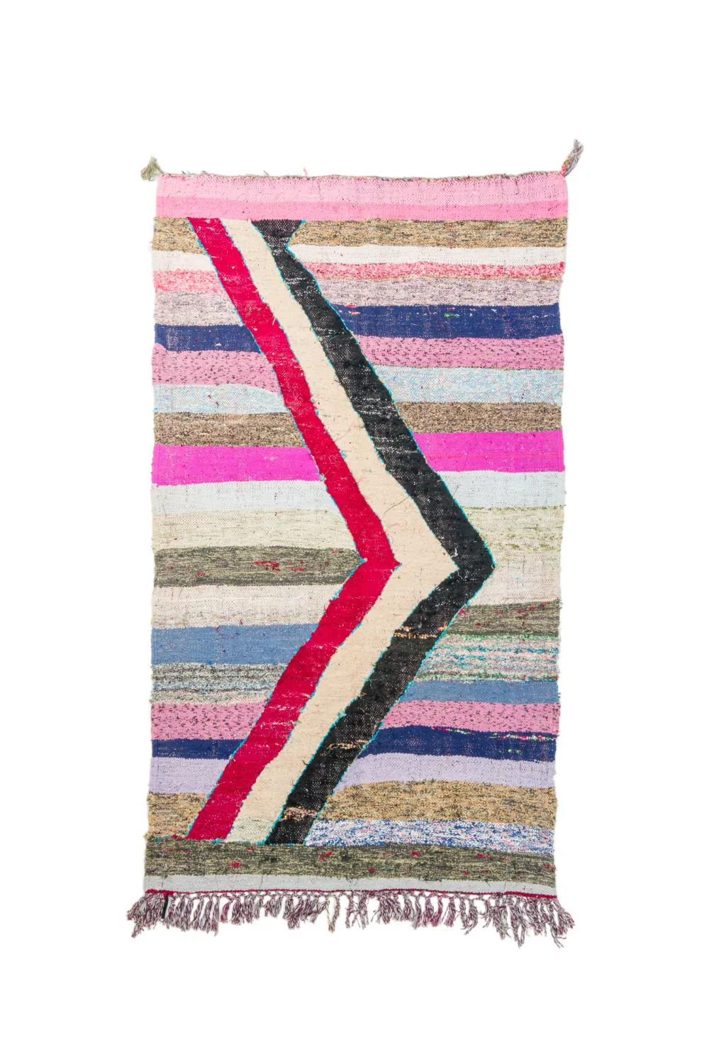 Koberec Berbere Marocký Boucherouite 130 x 225 cm
