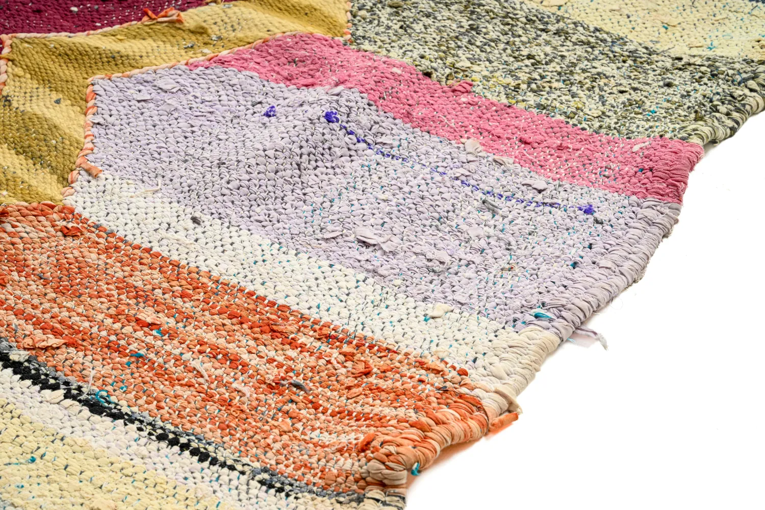 Koberec Berbere Marocký Boucherouite 125 x 215 cm